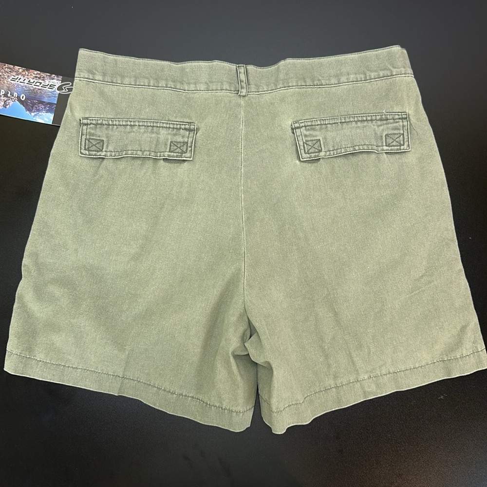 Sportif Olive Flat Iron Cotton Canvas Cargo Shorts 34
Y2K Outdoor Hiking… - Picture 2 of 15
